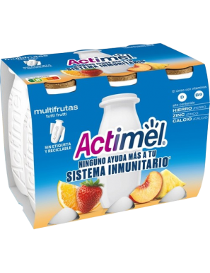 DANONE ACTIMEL MULTIFRUTAS PACK-6 UD