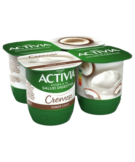 DANONE ACTIVIA CREMOSO COCO P/4UD