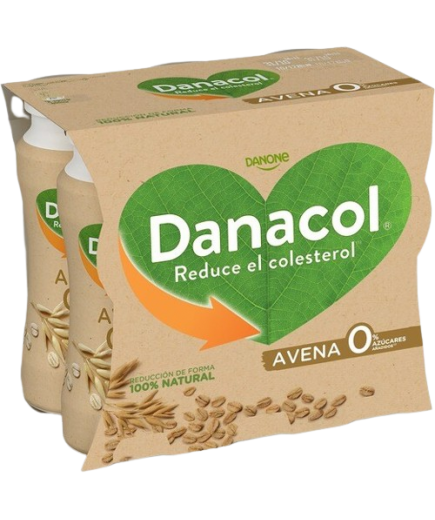 DANONE DANACOL AVENA PACK-6UD    600 GR