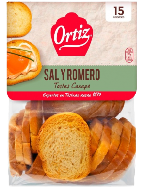 BISCOTTE TOSTAS MINI ROMERO ORTIZ 85 GR