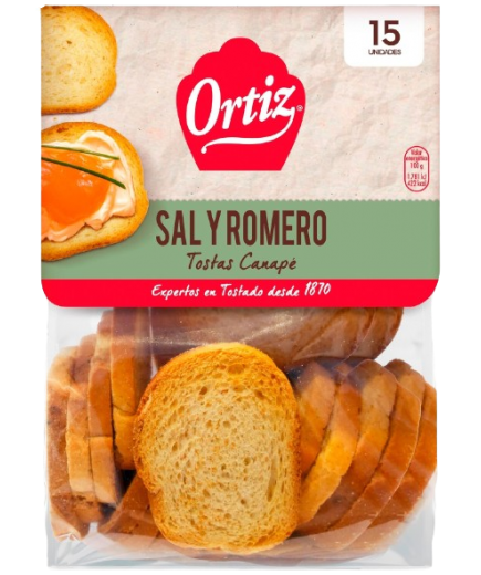 BISCOTTE TOSTAS MINI ROMERO ORTIZ 85 GR