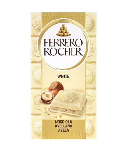 CHOCOLATE FERRERO WHITE T/90G