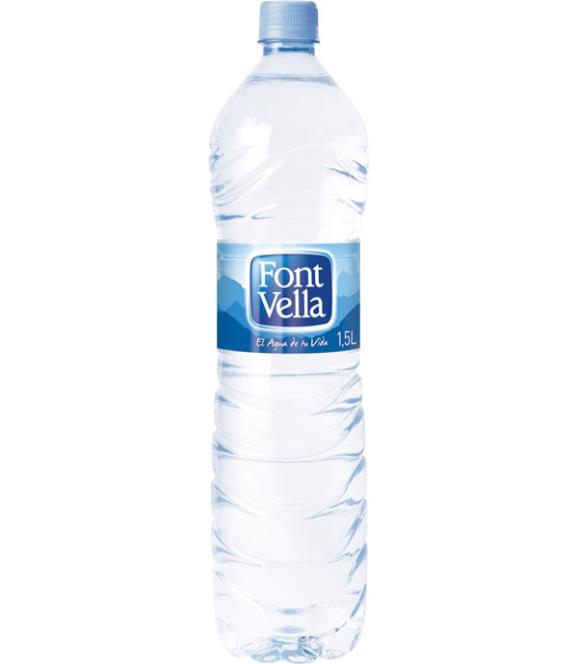 AGUA MINERAL FONT VELLA B/PLAST.1,5 L