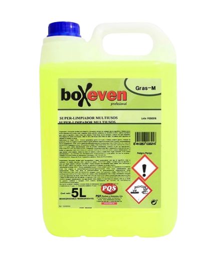 DESENGRASANTE SUPER MULTIUSOS BOXEVEN/PQS G/5 L