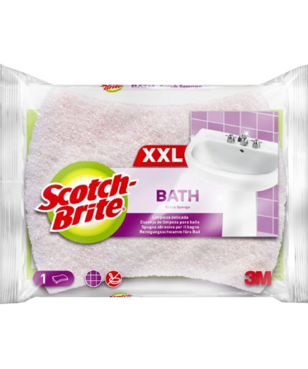 ESTROPAJO BLANCO C/ESPON SCO/BRI BATH XXL BAÑO 1UD