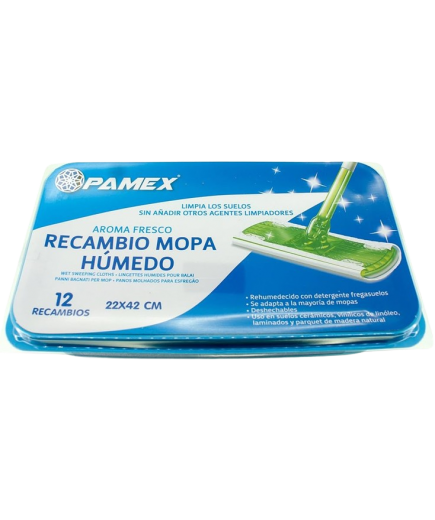 MOPA BAYETA 22X42 PAMEX HUMEDA RECAMBIO P/12 UD