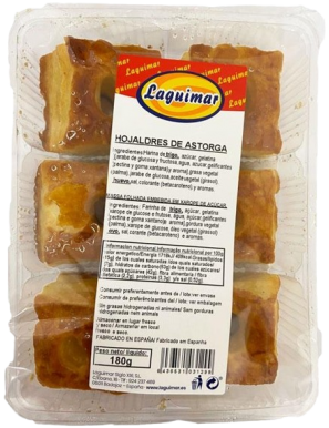 DULCES LAGUIMAR HOJALDRE DE ASTORGA 180GR.