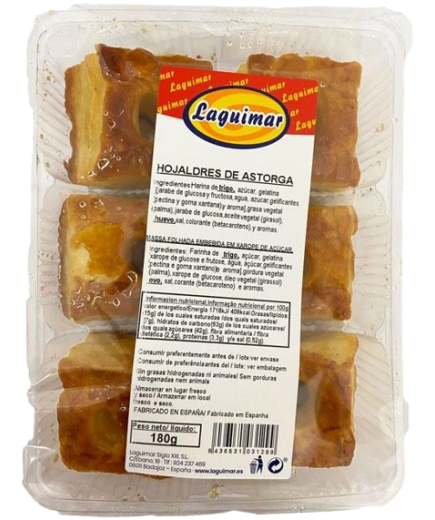 DULCES LAGUIMAR HOJALDRE DE ASTORGA 180GR.