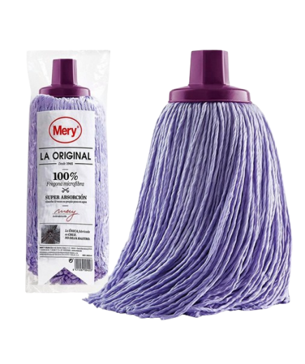 FREGONA MICROFIBRAS HILO MORADA MERY UD