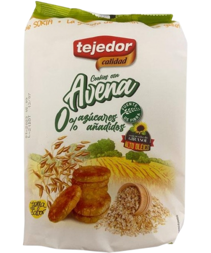 DULCES LAGUIMAR TEJEDOR COOKIES AVENA 0% 300GR