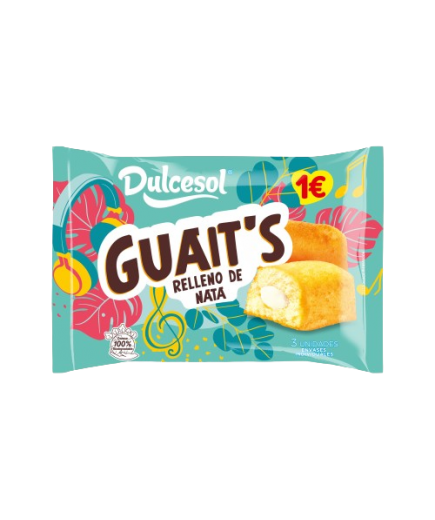 DULCESOL GUAIT´S RELL. NATA P/3 UD 135GR 1€