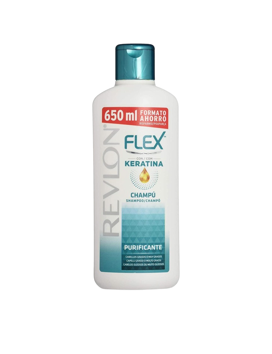 CHAMPU FLEX REVLON PURIFICANTE C/KERATINA B/650 ML