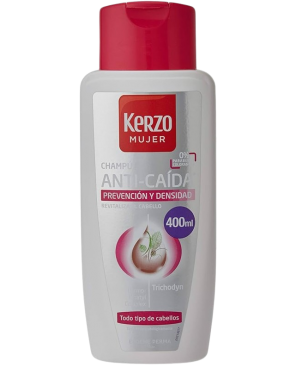 CHAMPU KERZO ANTICAIDA PREVENCION MUJER B/400 ML