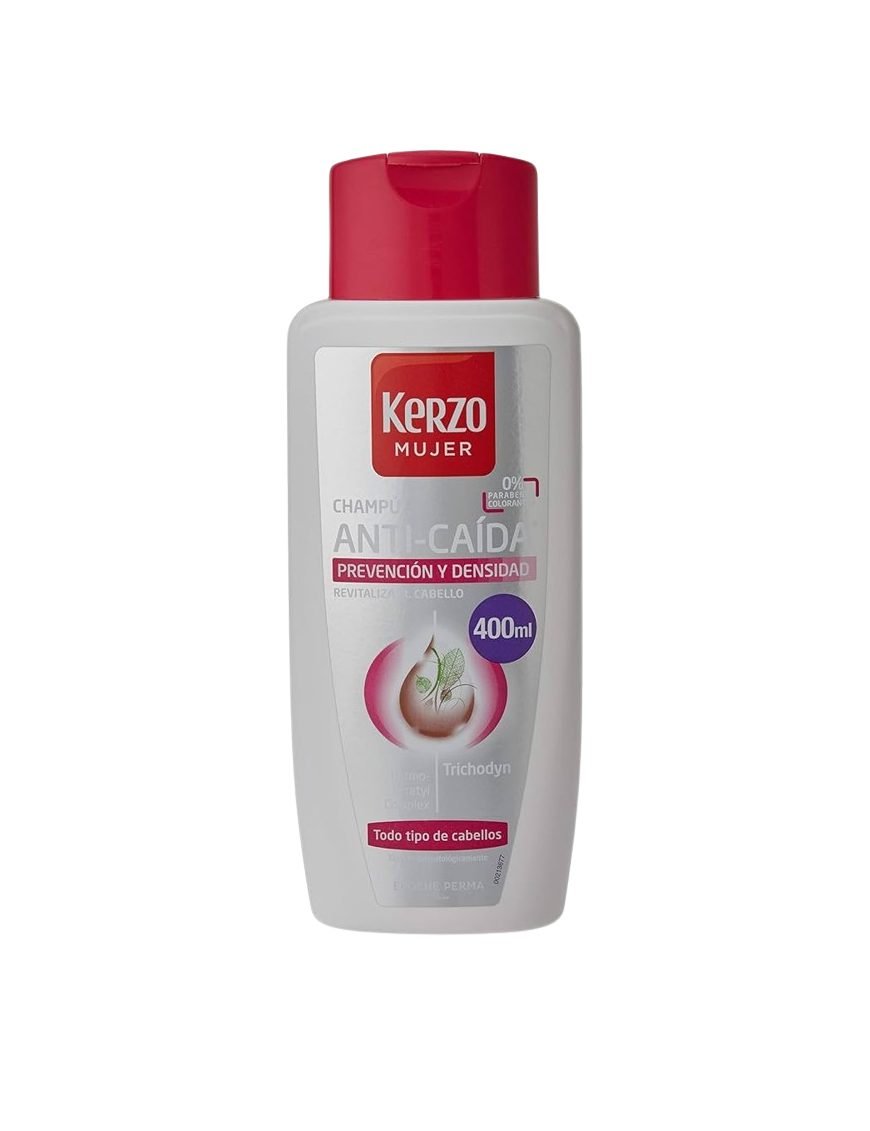 CHAMPU KERZO ANTICAIDA PREVENCION MUJER B/400 ML