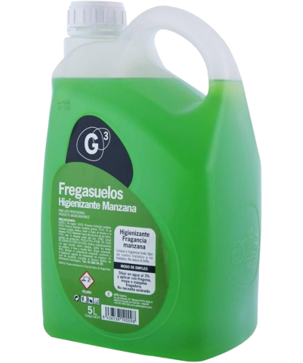 FREGASUELO MANZANA  TU HIGIENE GARRAFA 5 L.