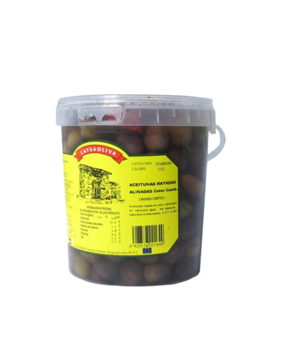 ACEITUNAS ALIÑADAS RAJADAS NATURAL GF/ 650GR