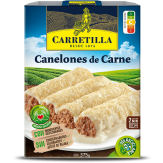 CANELONES DE CARNE CARRETILLA P/375 GR