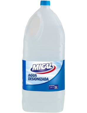 AGUA DESMHIONIZADA  MICAL GARRAFA 5 L