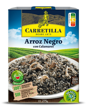 ARROZ NEGRO C/CALAMARES LA CARRETILLA P/300 GR