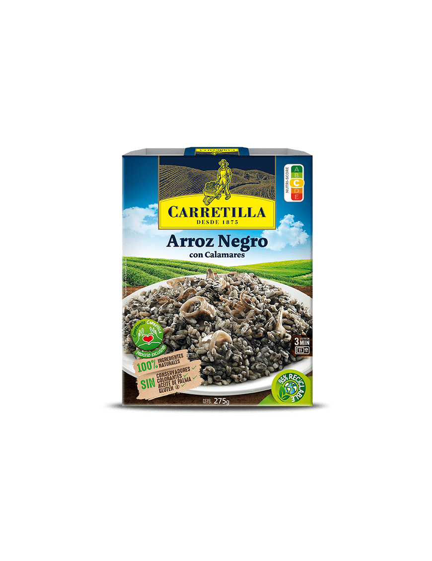 ARROZ NEGRO C/CALAMARES LA CARRETILLA P/300 GR