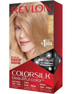 TINTE PELO RVL COLORSILK Nº70 RUBIO MEDIO CENIZA U