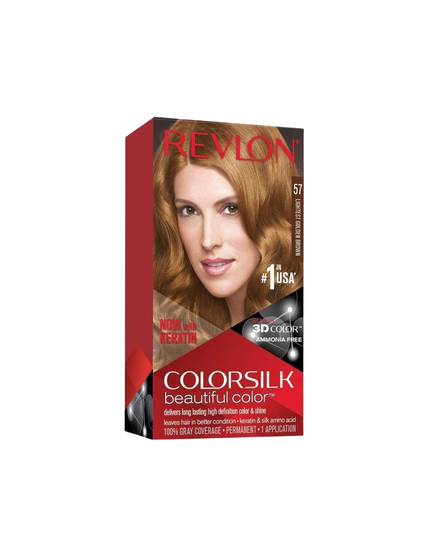 TINTE PELO RVL COLORSILK Nº57 CASTAÑO DORADO UD