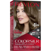 TINTE PELO RVL COLORSILK Nº50 CASTAÑO CLARO CENIZO