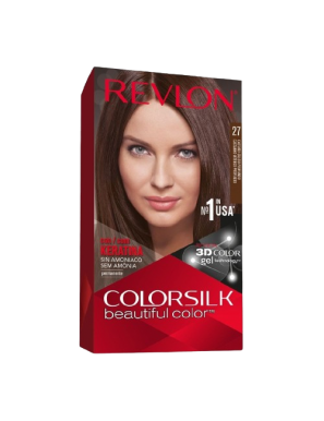 TINTE PELO RVL COLORSILK Nº27 CASTAÑO CALIDO UD