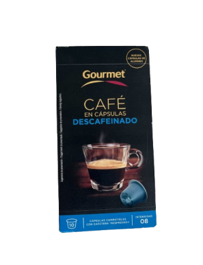 DESCAFEINADO GORMET COMPATIBLE NESPRESSO  E/10 UD