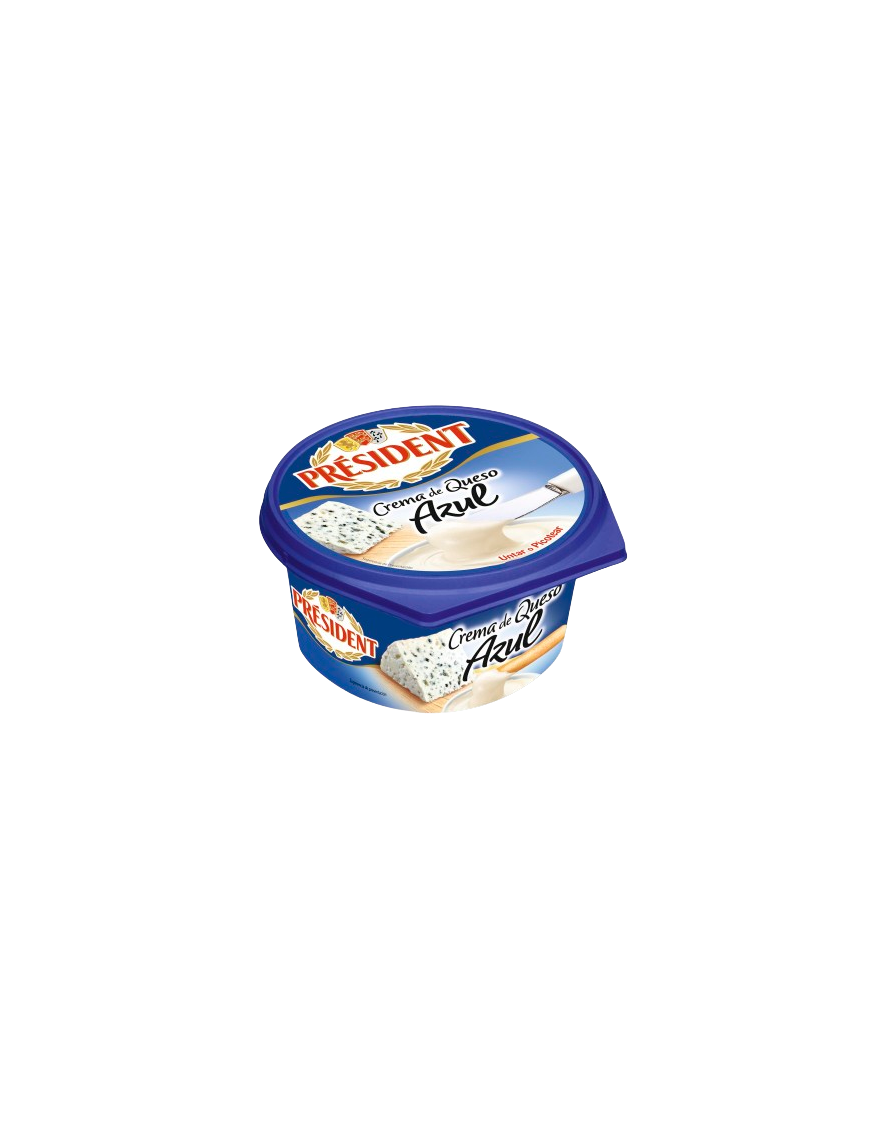 QUESO CREMA AZUL PRESIDENT T/125 GR