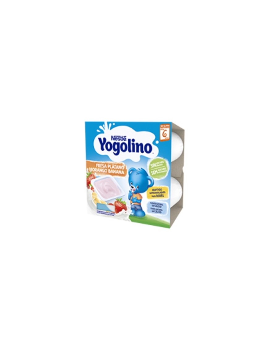 POSTRE NESTLE YOGOLINO FRESA-PLATANO PACK-4 UD