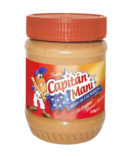 CREMA DE CACAHUETE CAPITAN MANI SUAVE B/510 GR