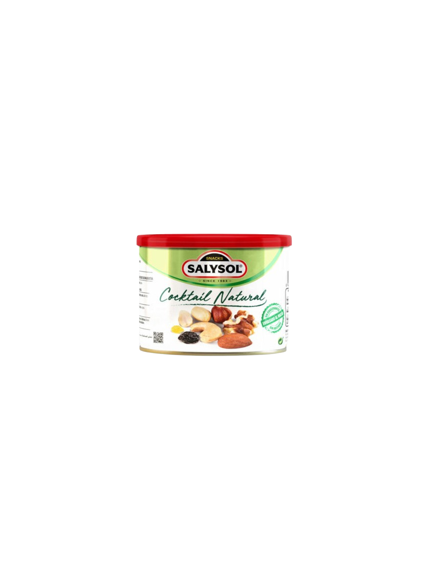 FRUTOS SECOS COCKTAIL NATURAL SALYSOL LATA 250 GR