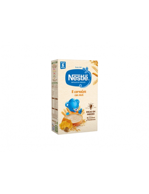 PAPILLA NESTLE 8 CEREALES CON MIEL P/375 GR