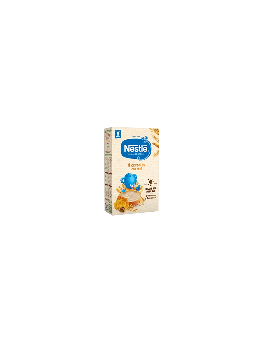 PAPILLA NESTLE 8 CEREALES CON MIEL P/375 GR