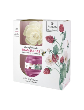 AMBIENTADOR AMBAR FLOR FRAMBUESA B/60 ML