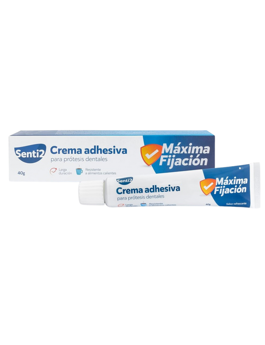 CREMA ADHESIVA SENTI2 SIN SABOR TUBO 40 GR