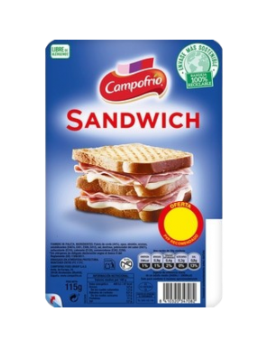 FBRE LONCHA CAMPOFRIO SANDWICH C/39123 (1€) P/115G