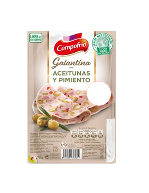 GALANTINA LONCHA ACEITUNA/PTOS CAMP C/38107 P/70G