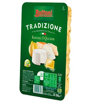 RAVIOLI 4 QUESOS BUITONI refrigerada B/230 gr