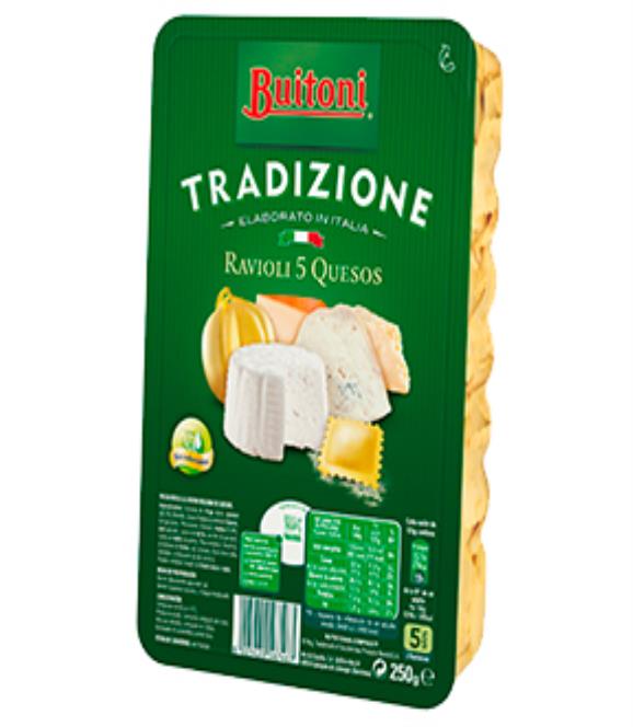 RAVIOLI 4 QUESOS BUITONI refrigerada B/230 gr