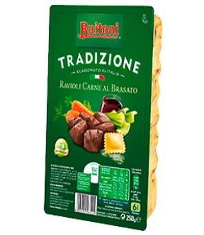 RAVIOLI CARNE BRASATO BUITONI refrigerada B/230 gr