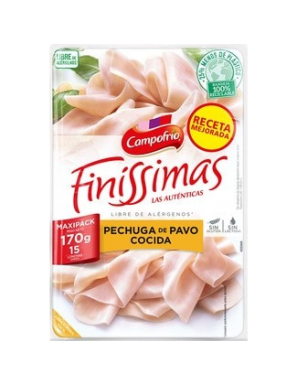 PECHUGA PAVO CAMPF.LONC FINISSIMAS C/1144 170GR