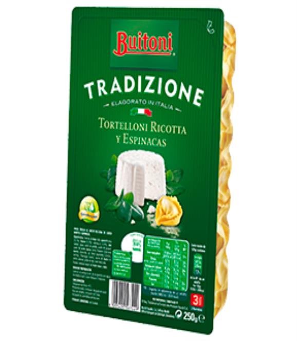 TORTELLONI RICOTA/ESPINACA BUITONI refrig. B/230gr