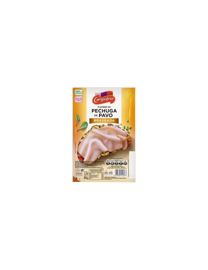 PECHUGA PAVO POZO LONCHA BRASEAD (1€) C/14919 80GR