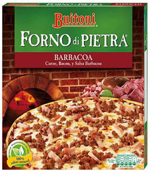 PIZZA  CONG. BUITONI forno pietra BARBACOA 325gr.