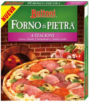 PIZZA  CONG. BUITONI forno pietra 4 STAGIONI 355gr