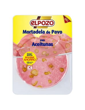 MORTADELA C/12977 PAVO LONCHA C/ACEITU POZO B/225G