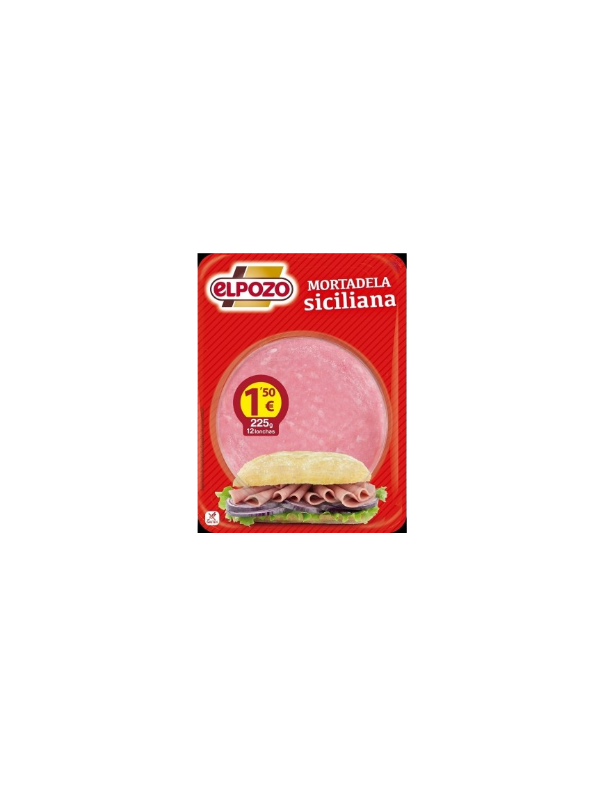 MORTADELA C/14562 LONCH SICILIANA POZO 1.5€ B/225G