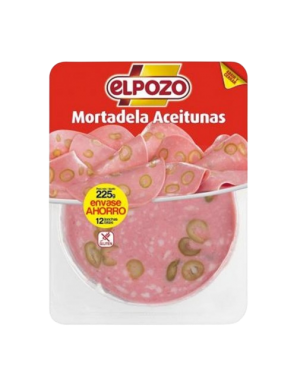 MORTADELA C/14564 LONCH  C/ACEITUNA POZO 225GR